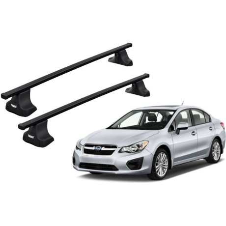 Barras THULE SquareBar para autos SUBARU Impreza 2011 a 2016