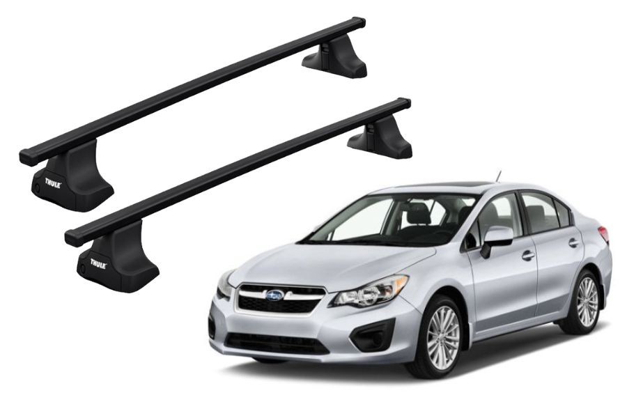 Barras THULE SquareBar para autos SUBARU Impreza 2011 a 2016