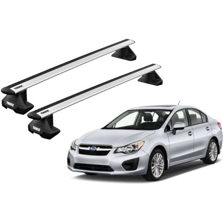 Barras THULE EVO WingBar para autos SUBARU Impreza 2011 a 2016