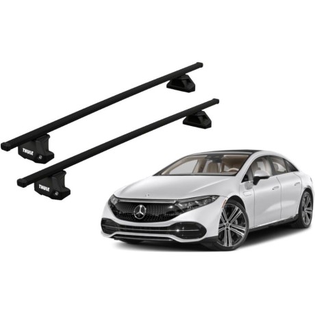 Barras THULE EVO SquareBar para autos MERCEDES BENZ EQS desde 2022 - 2024