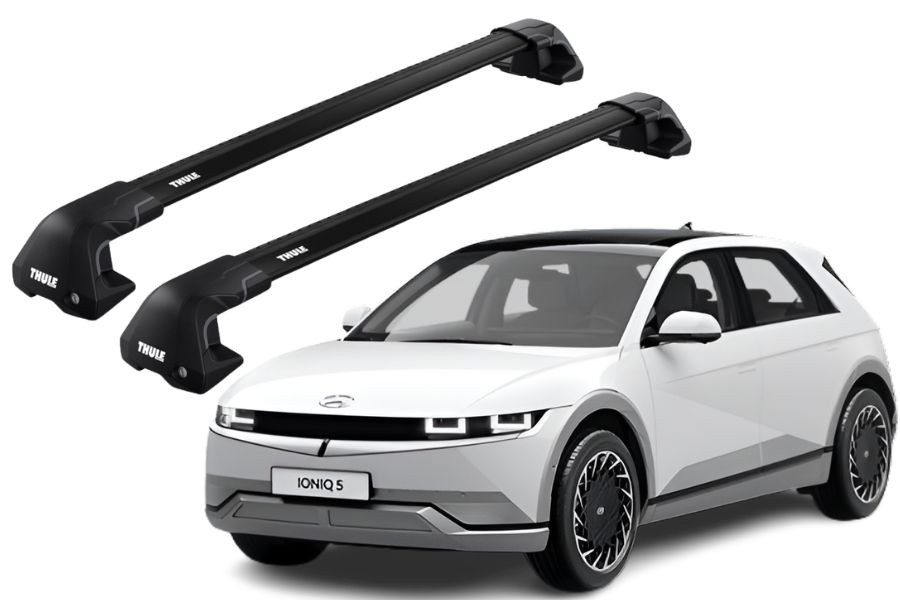 Barras THULE EDGE Flush para autos HYUNDAI Ioniq 5 desde 2021 negro