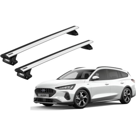 Barras THULE EVO WingBar para autos FORD Focus Active desde 2019-2022
