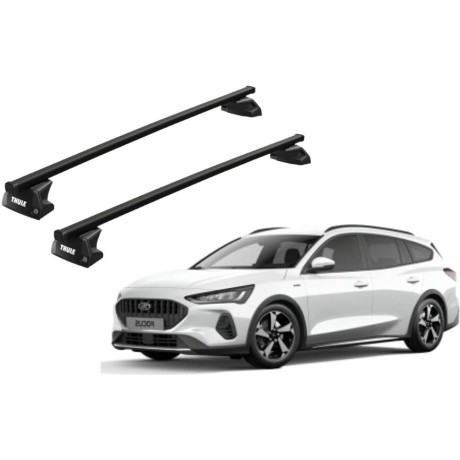 Barras THULE EVO SquareBar para autos FORD Focus Active desde 2019-2022