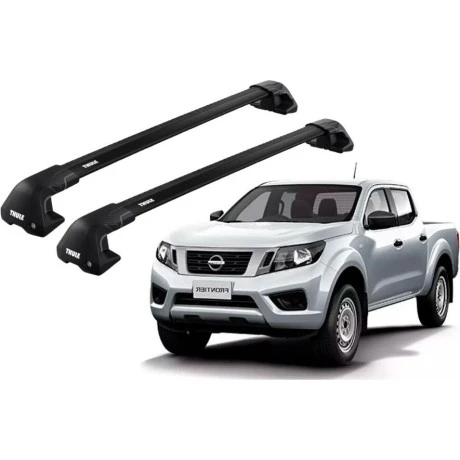 Barras THULE EDGE Flush para camioneta NISSAN Navara (D23) desde 2015 a 2022 negro
