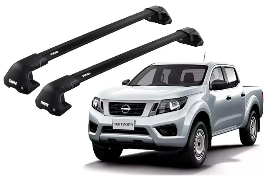 Barras THULE EDGE Flush para camioneta NISSAN Navara (D23) desde 2015 a 2022 negro