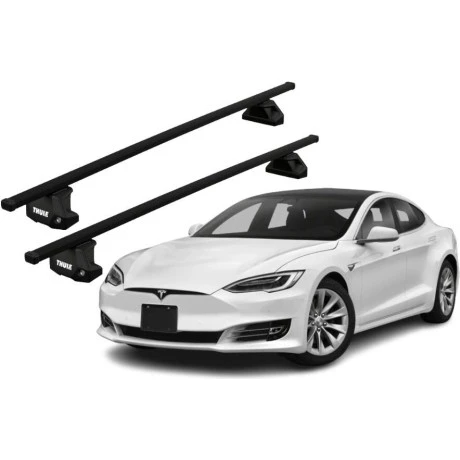 Barras THULE EVO SquareBar para autos TESLA Model S (From July 2015) desde 2015-2017