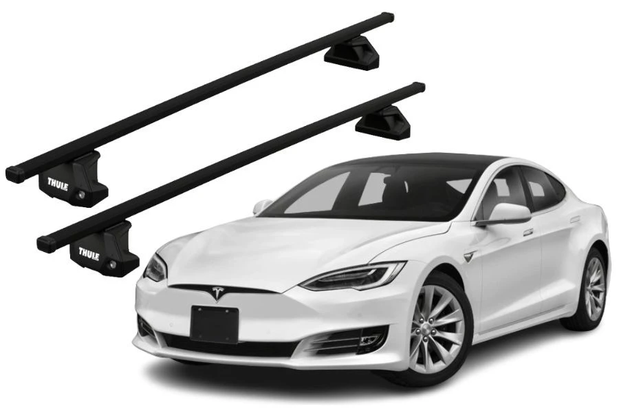 Barras THULE EVO SquareBar para autos TESLA Model S (From July 2015) desde 2015-2017