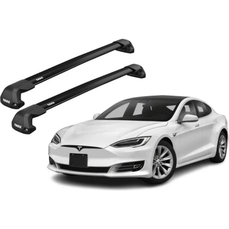 Barras THULE EDGE Flush para autos TESLA Model S (From July 2015) desde 2015-2017 negro