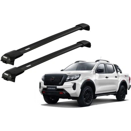 Barras THULE EDGE Flush para camioneta NISSAN Navara desde 2023 negro