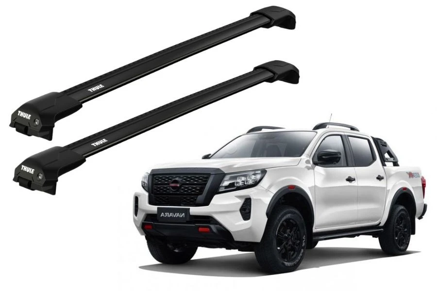 Barras THULE EDGE Flush para camioneta NISSAN Navara desde 2023 negro