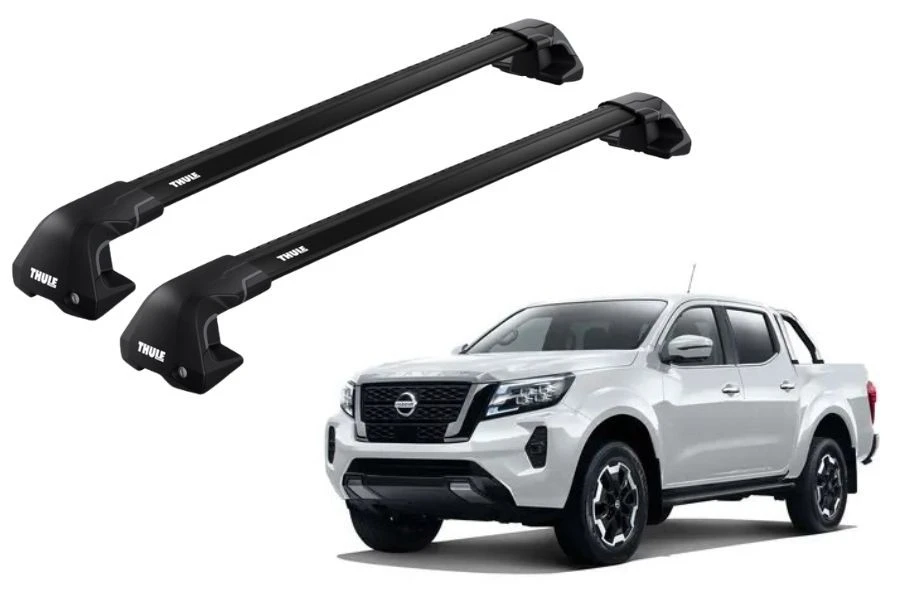 Barras THULE EDGE Flush para camioneta NISSAN Navara desde 2023 negro