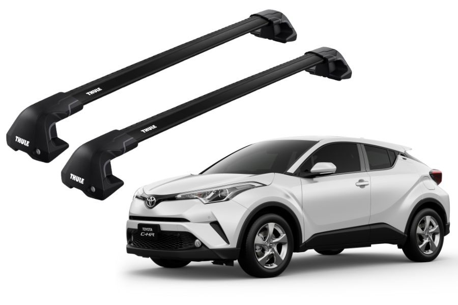 Barras THULE EDGE Flush para autos TOYOTA C-HR desde 2017-2022 negro