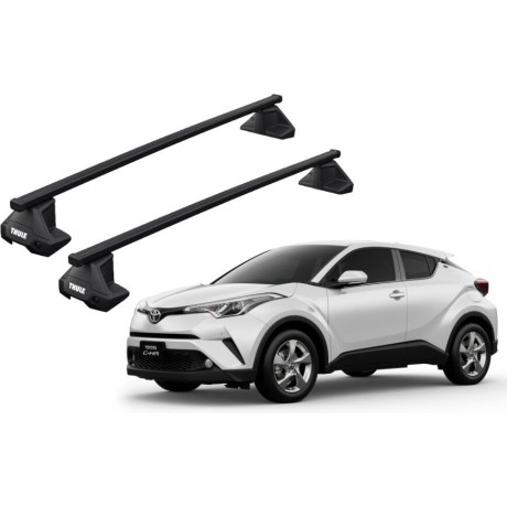 Barras THULE EVO SquareBar para autos TOYOTA C-HR desde 2017-2022