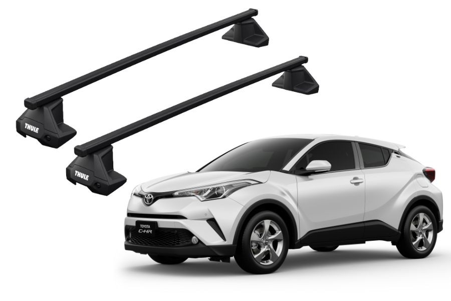 Barras THULE EVO SquareBar para autos TOYOTA C-HR desde 2017-2022