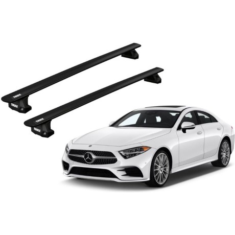 Barras THULE EVO WingBar para autos MERCEDES BENZ CLS (C257) desde 2019-2024 negro