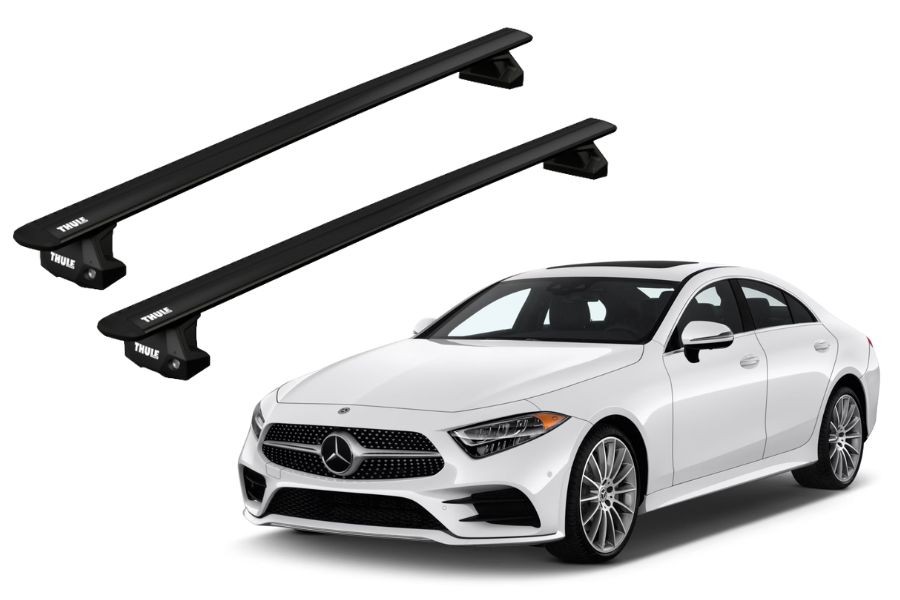 Barras THULE EVO WingBar para autos MERCEDES BENZ CLS (C257) desde 2019-2024 negro