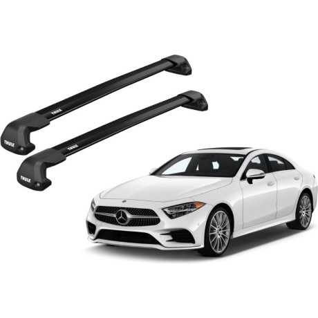 Barras THULE EDGE Flush para autos MERCEDES BENZ CLS (C257) desde 2019-2024 negro