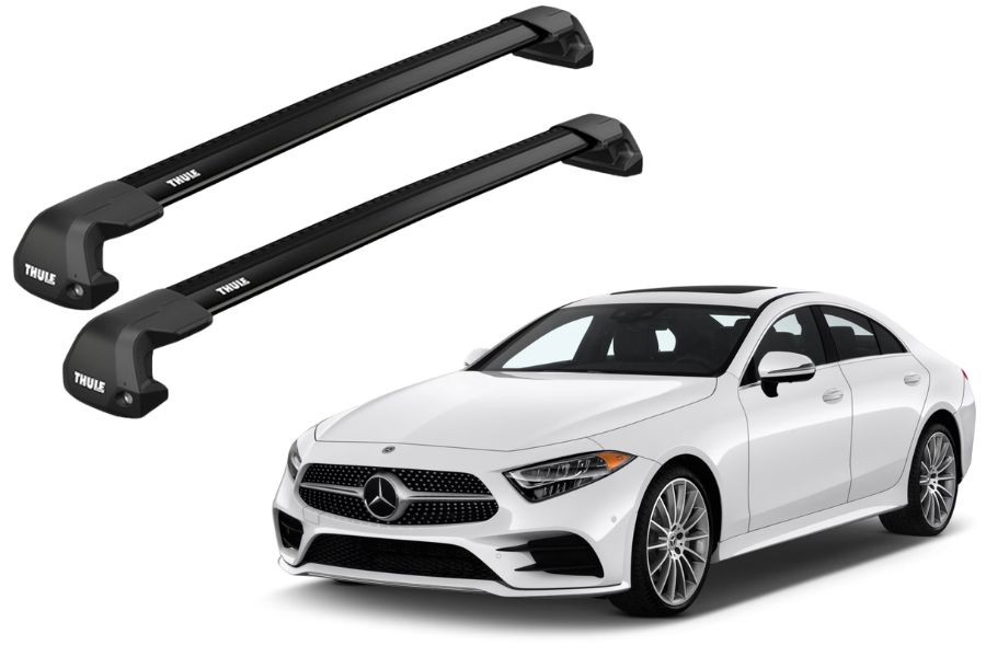 Barras THULE EDGE Flush para autos MERCEDES BENZ CLS (C257) desde 2019-2024 negro