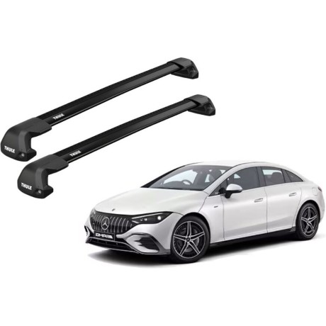 Barras Thule MERCEDES BENZ EQE 22-24 PF / EDGE Flush BLACK