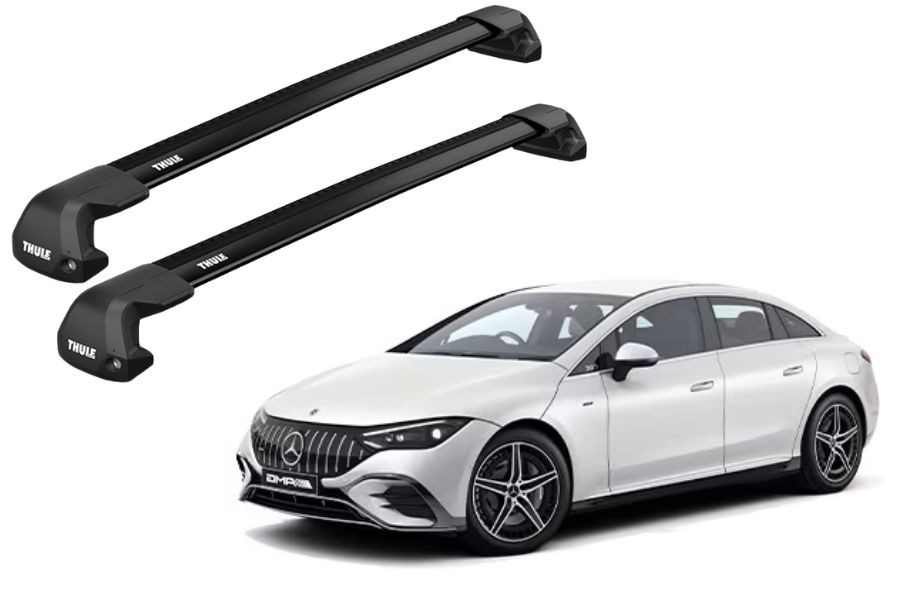 Barras Thule MERCEDES BENZ EQE 22-24 PF / EDGE Flush BLACK