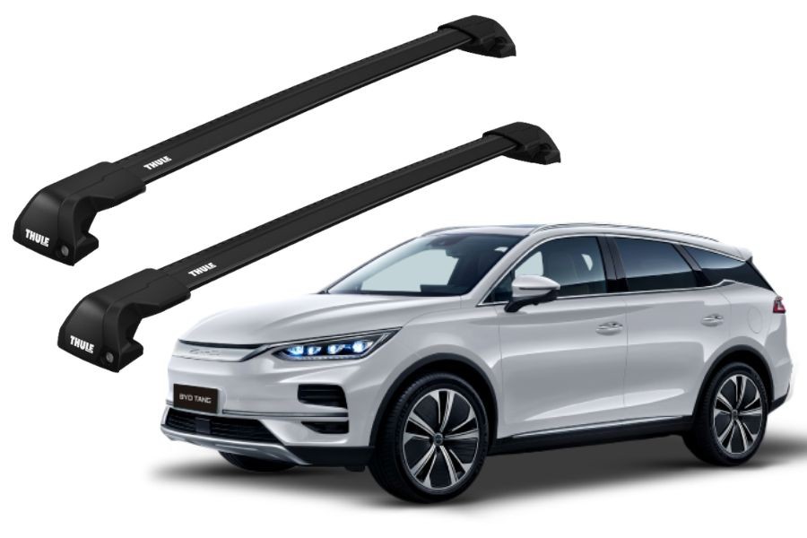 Barras THULE EDGE Flush para autos BYD Tang desde 2018 negro