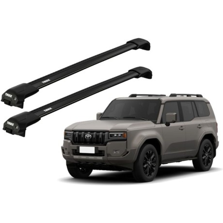 Barras Thule TOYOTA Land Cruiser Prado 24- RE / EDGE FLUSH BLACK