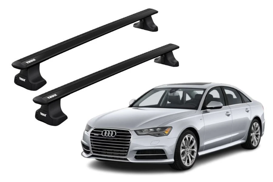 Barras THULE WingBar para autos AUDI A6 2011 a 2018 negro