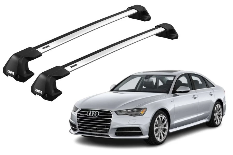Barras THULE EDGE Flush para autos AUDI A6 2011 a 2018