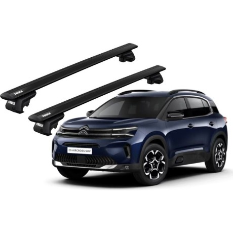 Barras THULE EVO WingBar para autos CITROEN C5 Aircross desde 2019 negro