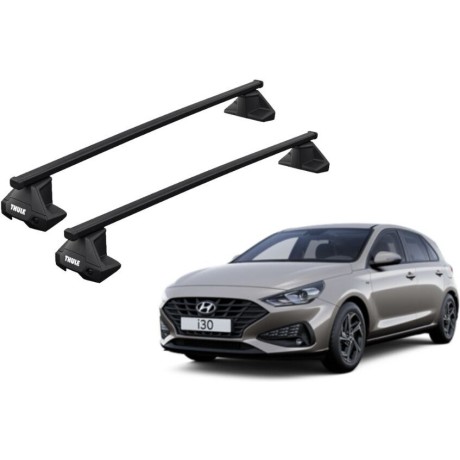Barras THULE EVO SquareBar para autos HYUNDAI i30 desde 2017-2019