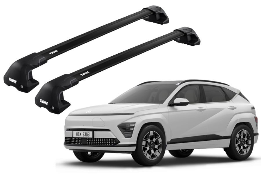 Barras THULE EDGE Flush para autosHYUNDAI KONA desde 2023 negro