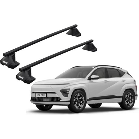 Barras THULE EVO SquareBar para autos HYUNDAI KONA desde 2023