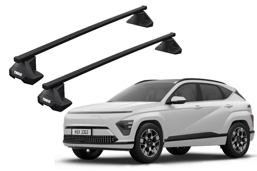 Barras THULE EVO SquareBar para autos HYUNDAI KONA desde 2023