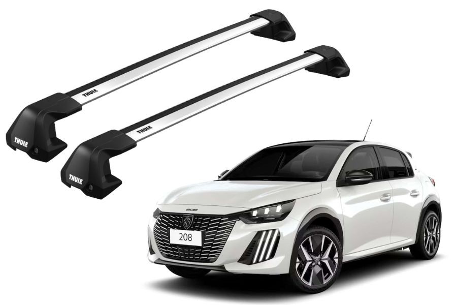 Barras THULE EDGE Flush para autos PEUGEOT 208 desde 2020