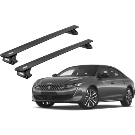 Barras THULE EVO WingBar para autos PEUGEOT 508 desde 2019 a 2021 negro