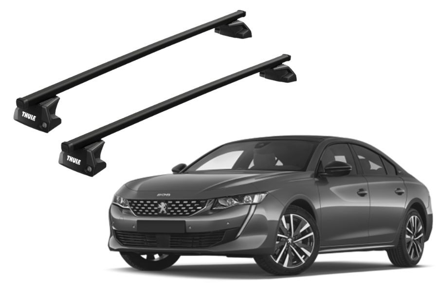 Barras THULE EVO SquareBar para autos PEUGEOT 508 desde 2019 a 2021