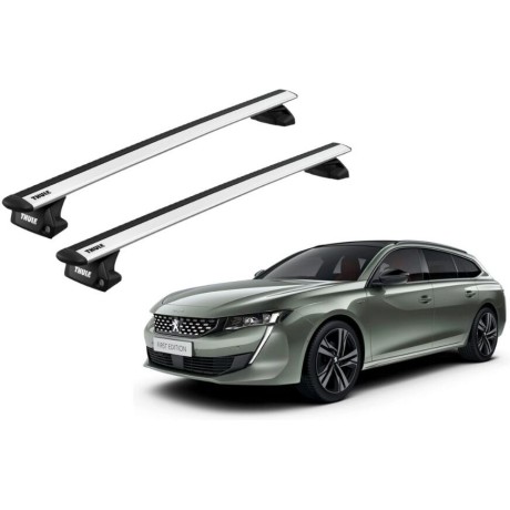 Barras THULE EVO WingBar para autos PEUGEOT 508 SW 2011 a 2018