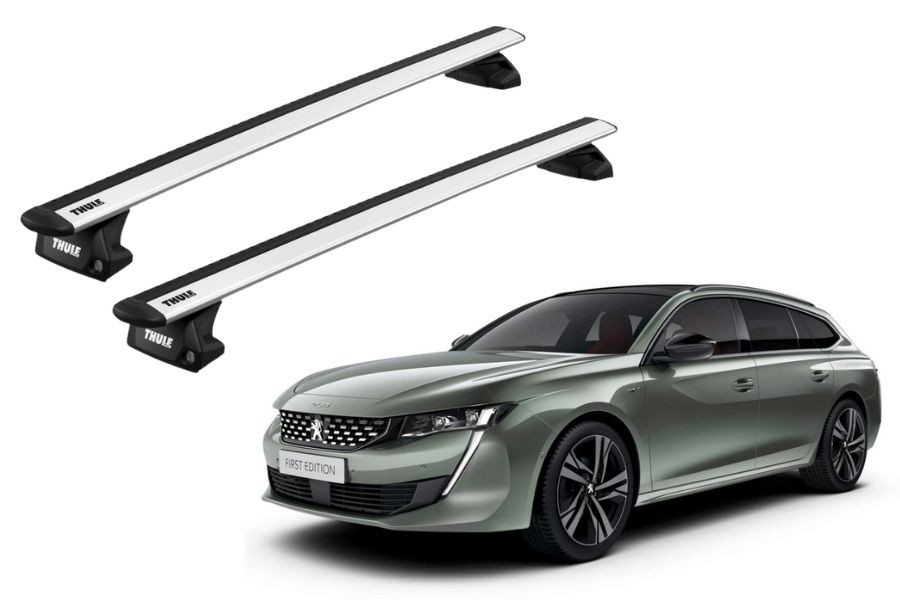 Barras THULE EVO WingBar para autos PEUGEOT 508 SW 2011 a 2018