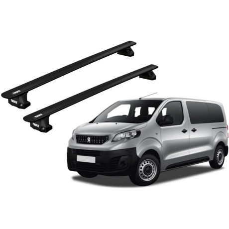 Barras THULE EVO WingBar para Van PEUGEOT Expert desde 2016 a 2024 negro