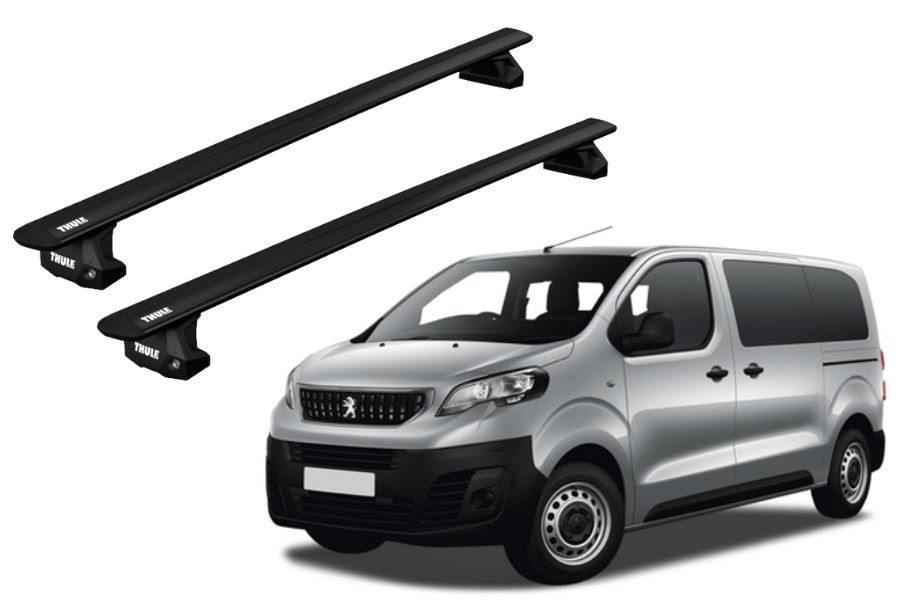 Barras THULE EVO WingBar para Van PEUGEOT Expert desde 2016 a 2024 negro