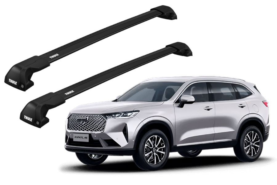 Barras THULE EDGE Flush para autos HAVAL H6 desde 2021 negro