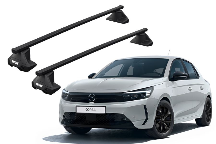 Barras THULE EVO SquareBar para autos OPEL Corsa F desde 2020