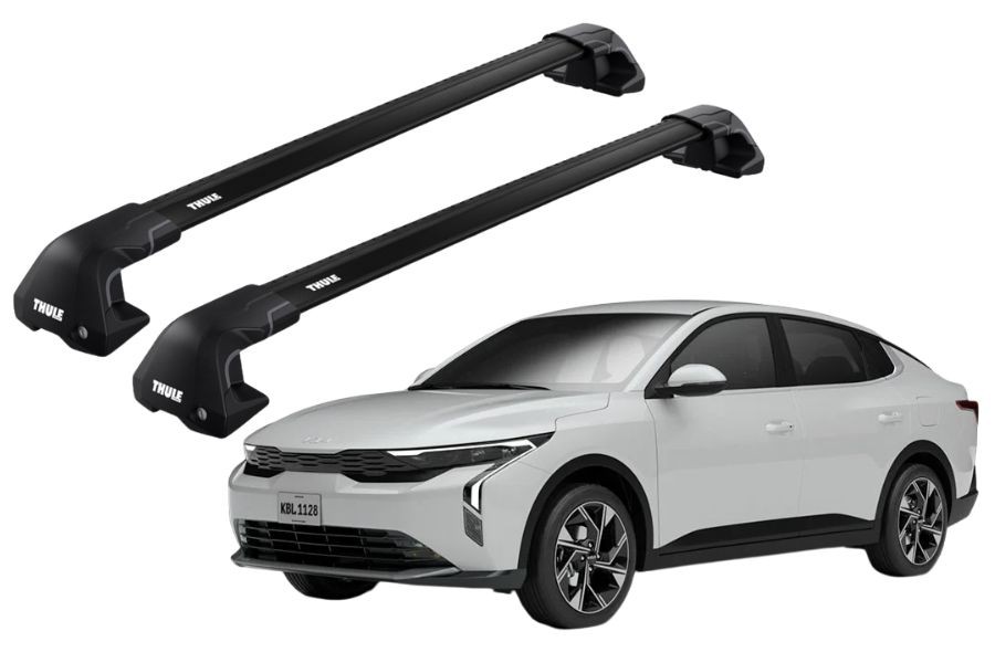 Barras THULE EDGE Flush para autos KIA K3 desde 2024 - negro
