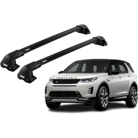 Barras THULE EDGE Flush para autos LAND ROVER Discovery Sport desde 2015 negro