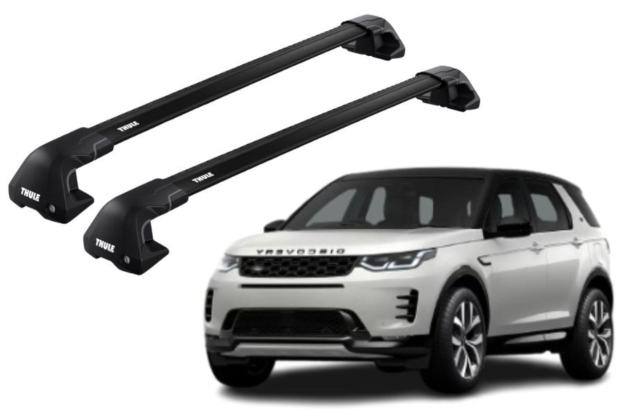 Barras THULE EDGE Flush para autos LAND ROVER Discovery Sport desde 2015 negro