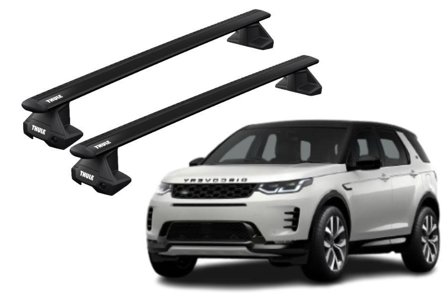 Barras THULE EVO WingBar para autos LAND ROVER Discovery Sport desde 2015 negro