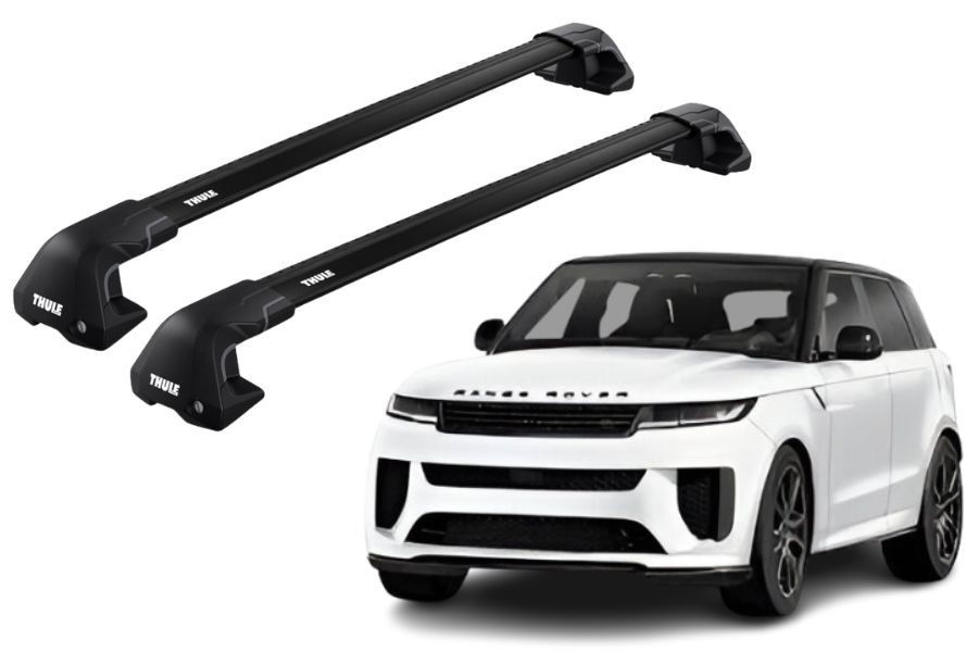 Barras THULE EDGE Flush para autos LAND ROVER Range Rover Sport desde 2022 negro