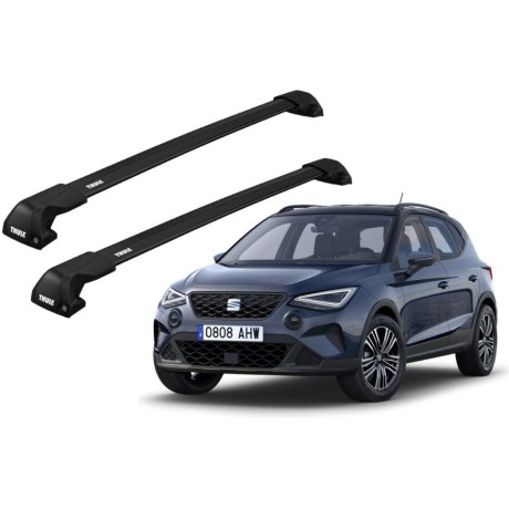 Barras THULE EDGE Flush para autos SEAT Arona desde 2018 negro