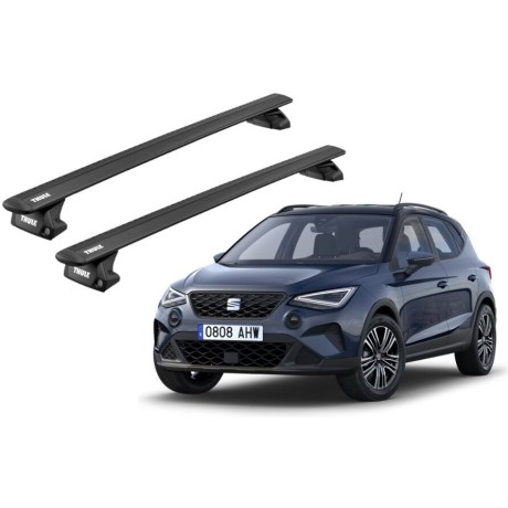 Barras THULE EVO WingBar para autos SEAT Arona desde 2018 negro