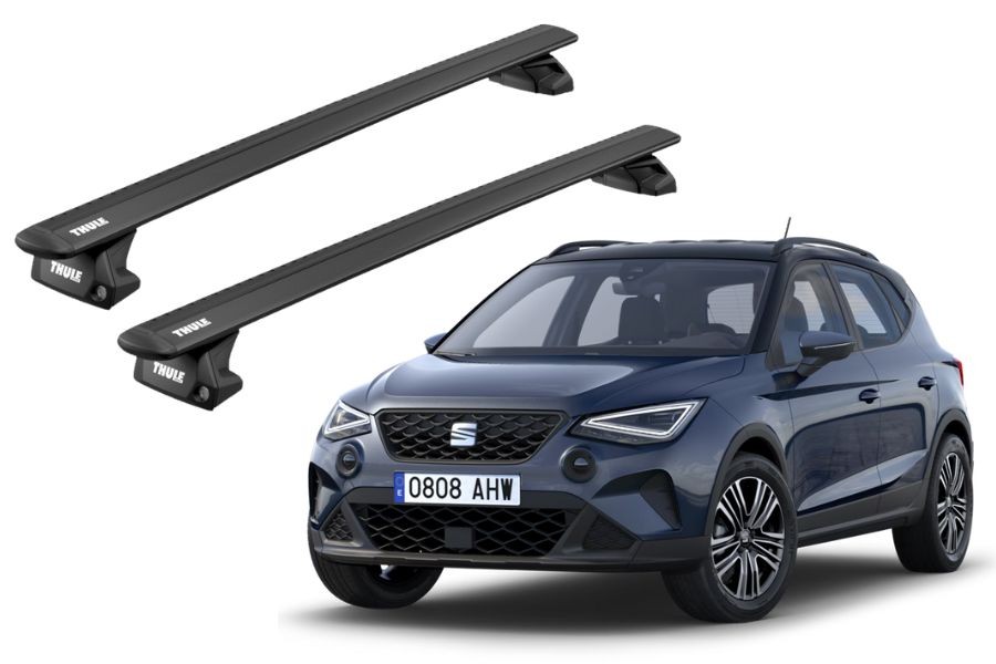 Barras THULE EVO WingBar para autos SEAT Arona desde 2018 negro